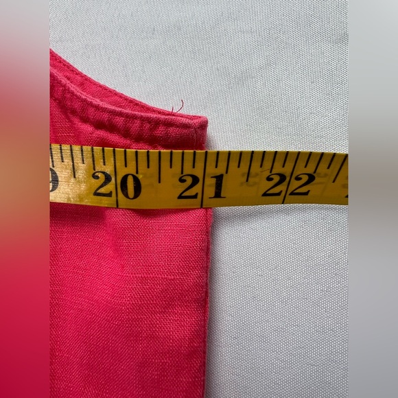 J. Jill Scoop Neck Sleeveless Linen Dress - Picture 4 of 9